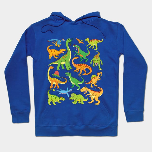 Dinosaur Design for Kids Hoodie by samshirts